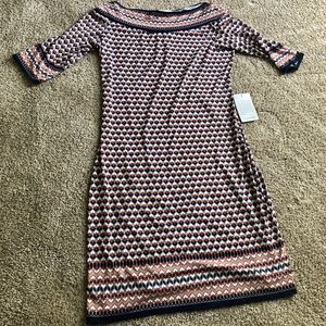 NWT Max Studio Stretchy 3/4 Sleeve Dress